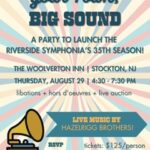 Your Town, Big Sound: A party to launch the Riverside Symphonia’s 35th Season!